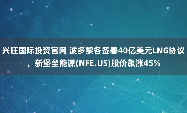 兴旺国际投资官网 波多黎各签署40亿美元LNG协议，新堡垒能源(NFE.US)股价飙涨45%